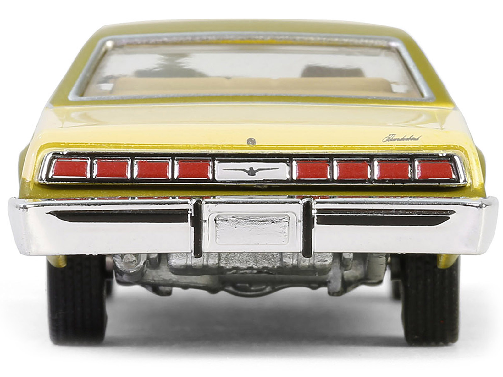 1976 Ford Thunderbird Gold Metallic and Cream "Treat Yourself to One of the World's Great Luxury Car Buys" "Vintage Ad Cars" Series 11 1/64 Diecast Model Car by Greenlight