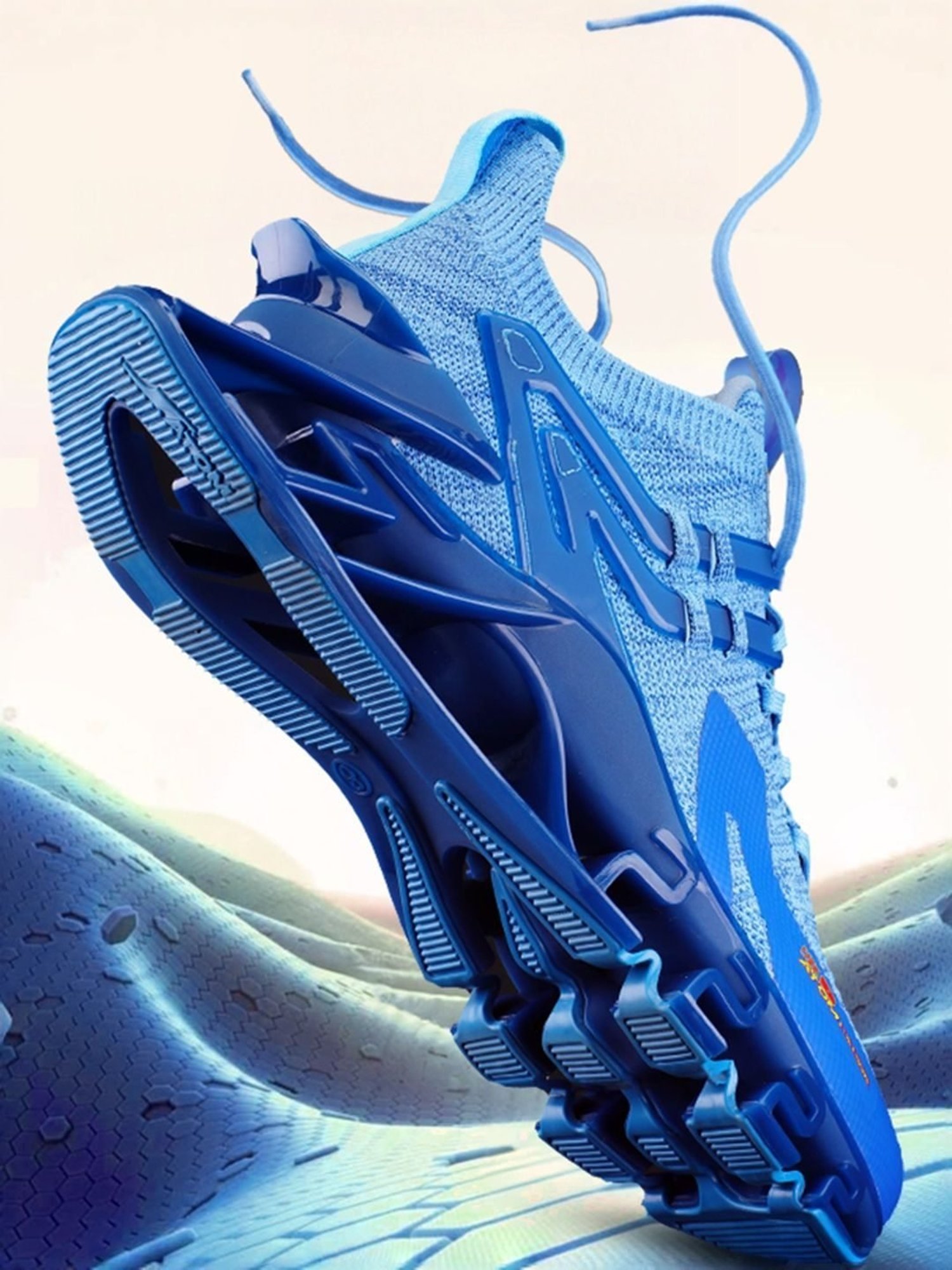 Atom Men's Phantom Blue Running Shoes