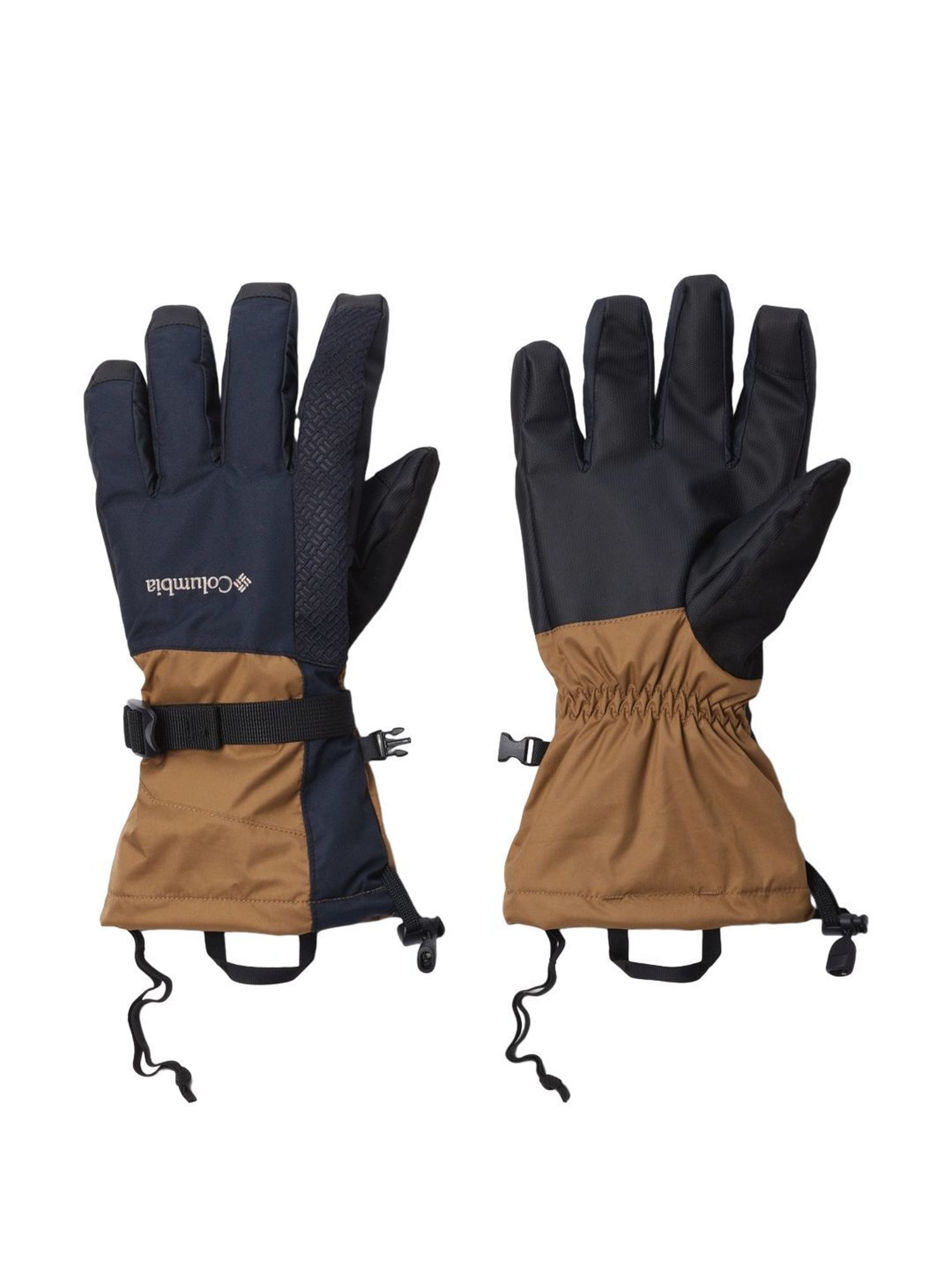 Royal Enfield Black Leather Solid Gloves