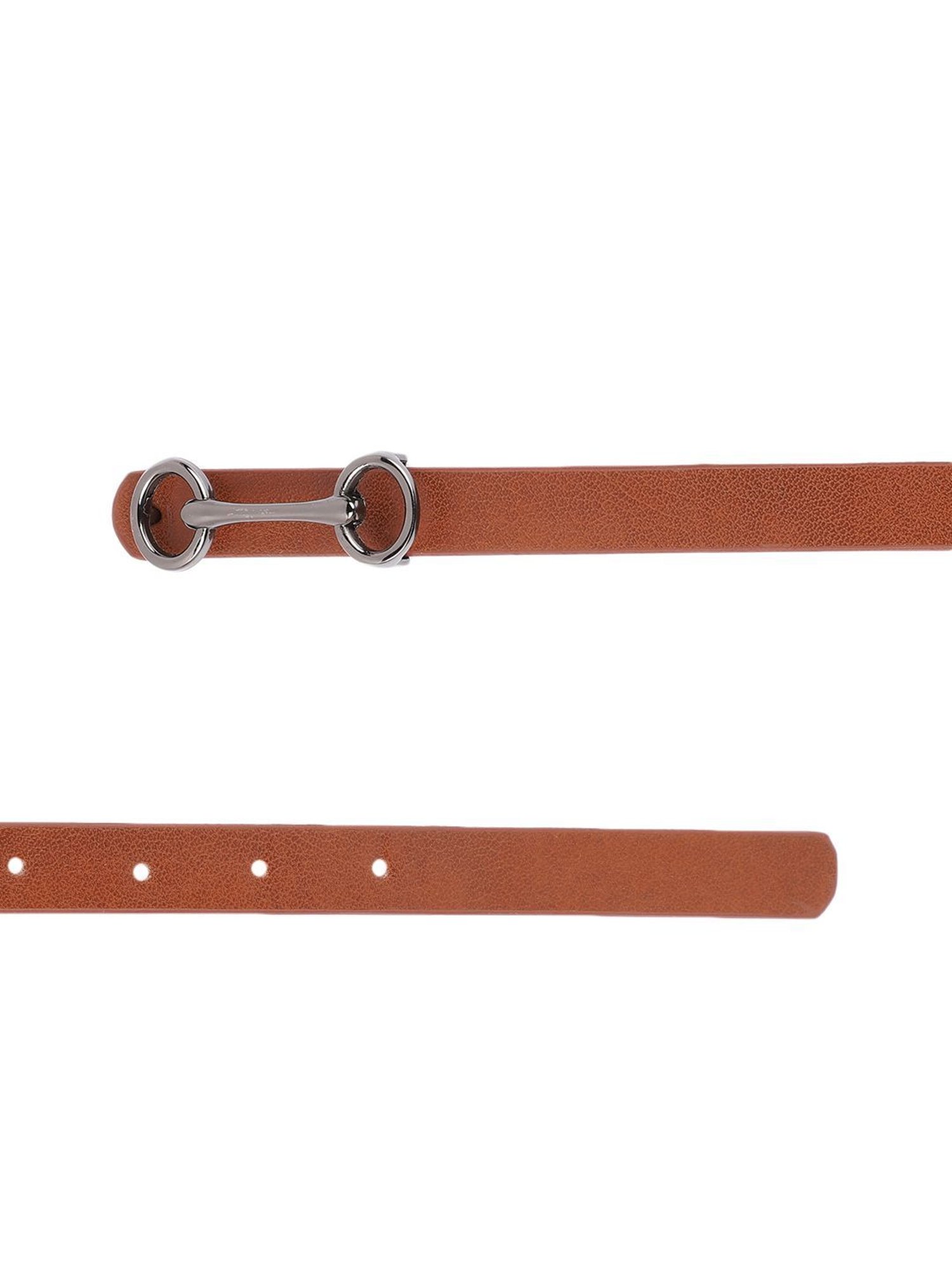 Antony Morato Black Leather Solid Waist Belt