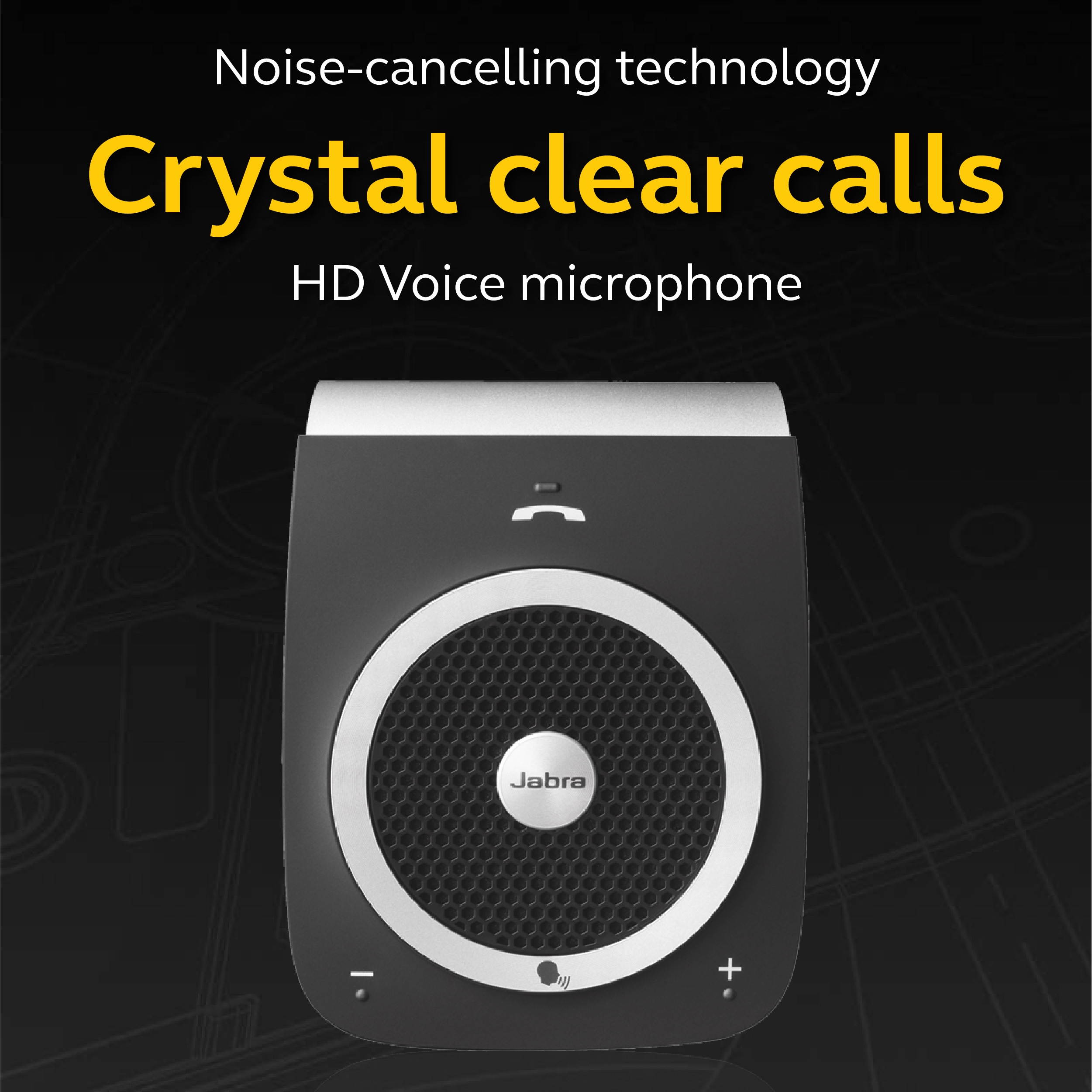 Jabra Tour Bluetooth In-Car Speaker for Music and Calls Black