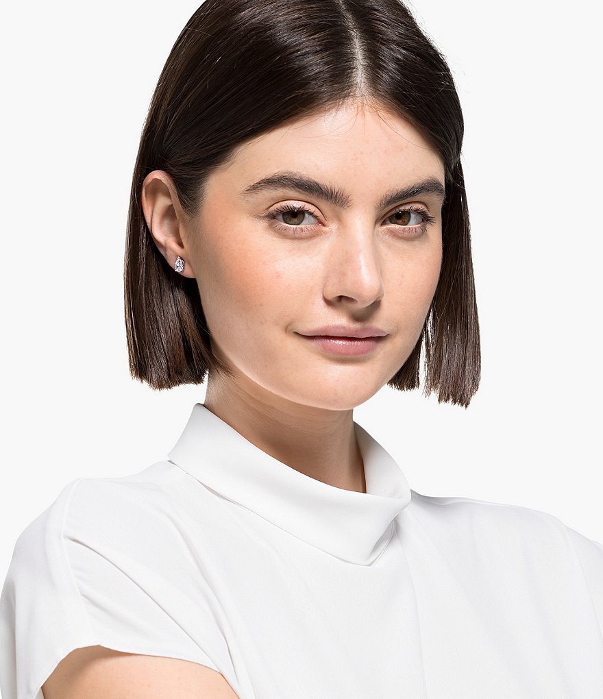 Swarovski Attract Pear Stud Pierced Earrings