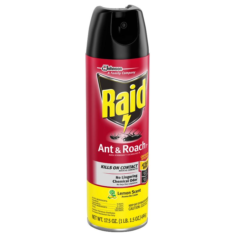 Raid Ant & Roach Killer 26 - Lemon Scent - 17.5oz