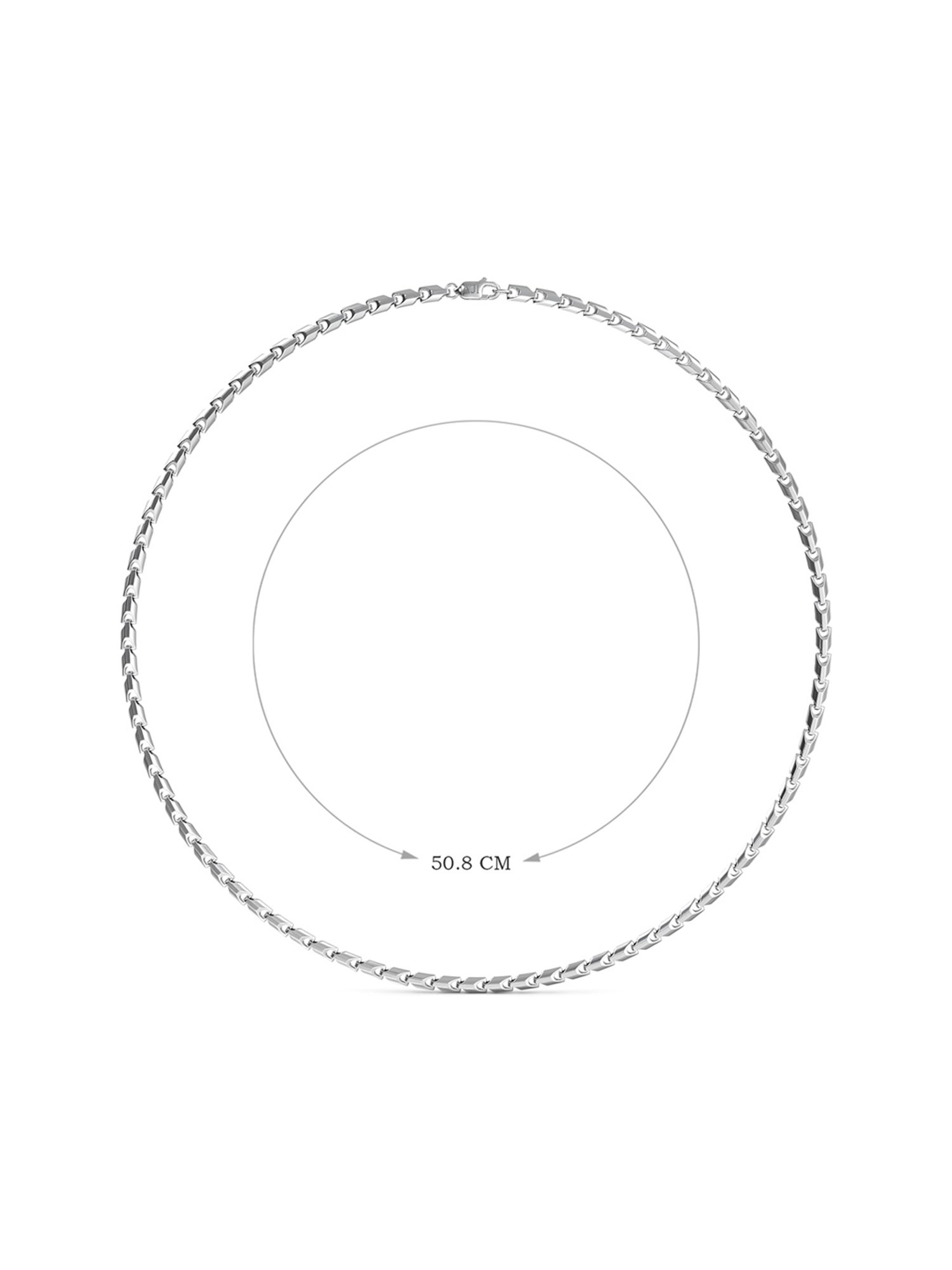 Taraash 92.5 Sterling Silver Chain