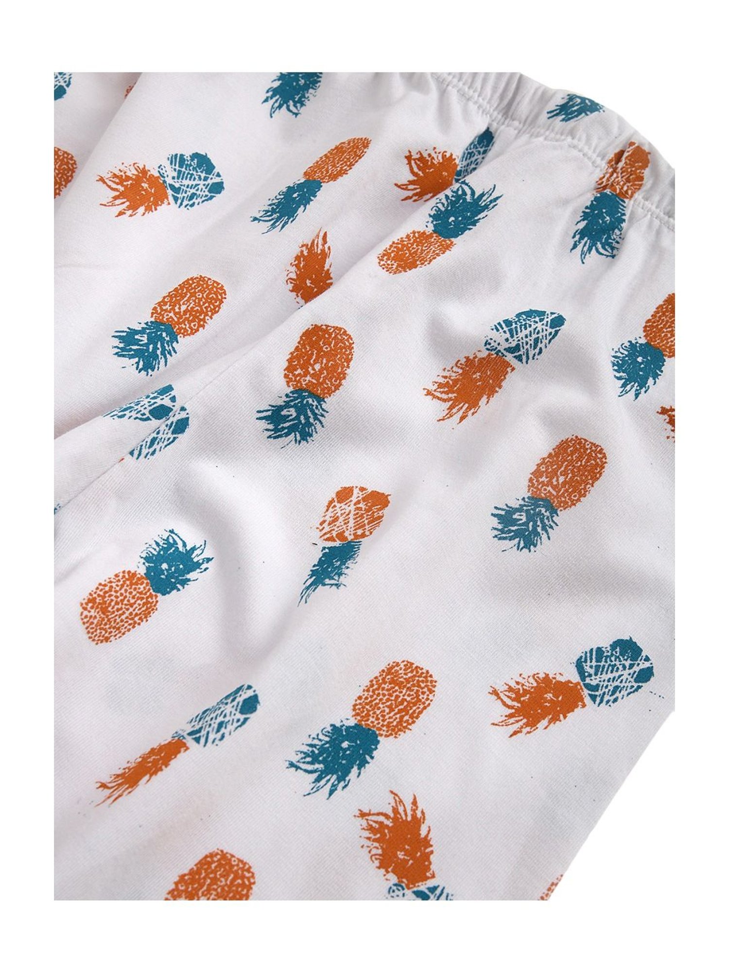 Kids Craft Peach Cotton Printed T-Shirt & Pants