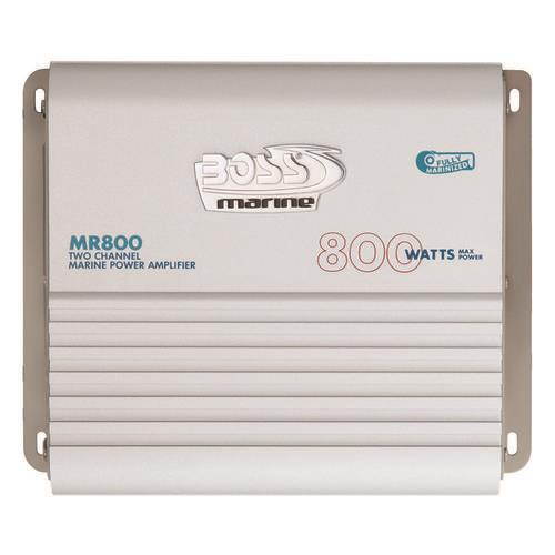 BOSS AUDIO MR800 MOSFET BRIDGEABLE MARINE POWER AMPLIFIER (2-CHANNEL) - BOSS AUDIO