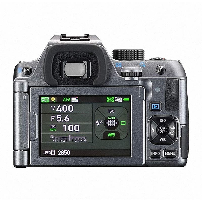 K-70 Weather-Sealed DSLR Camera, Body Only (Silver)