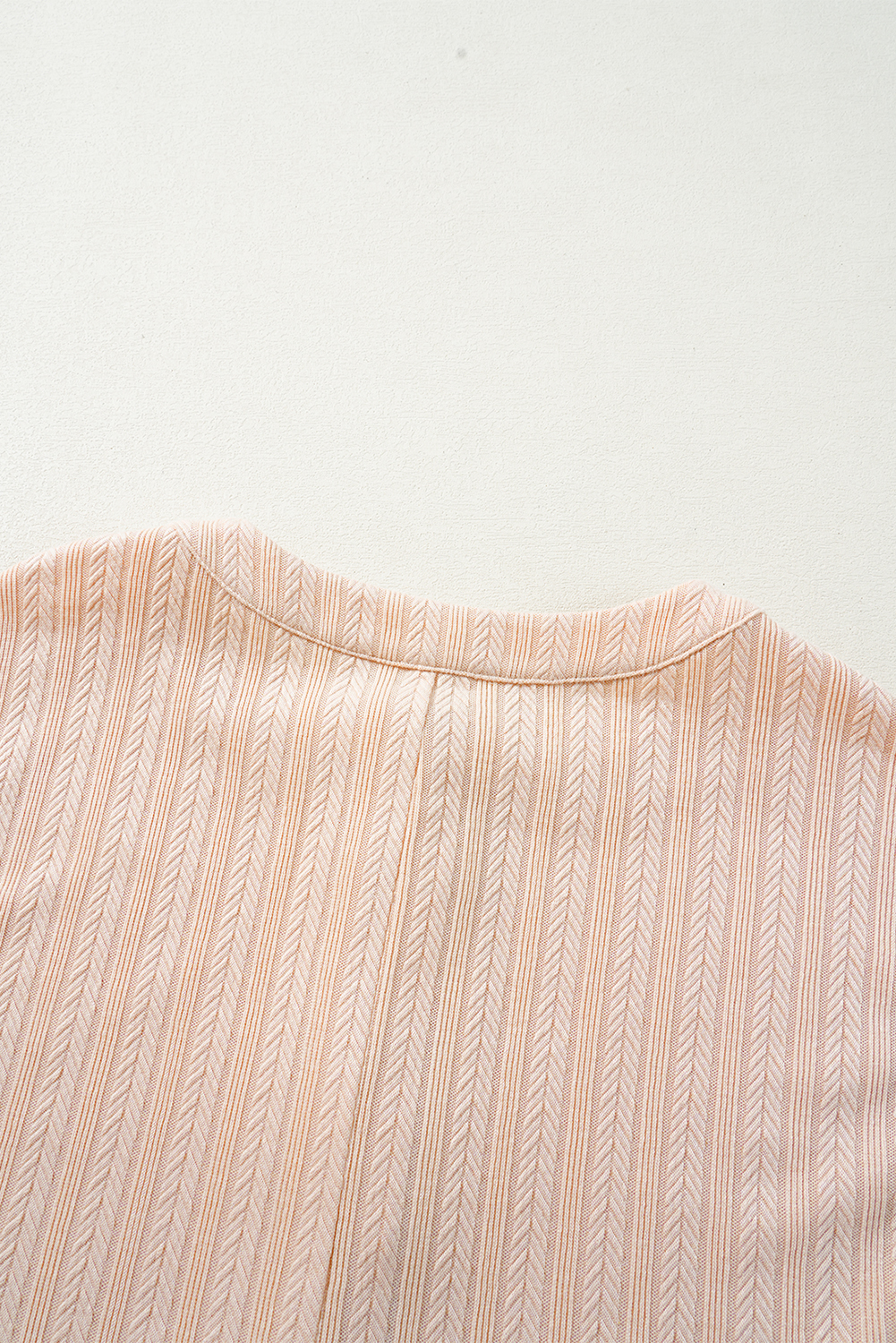 Gray Textured Wide Leg Overall with Pockets