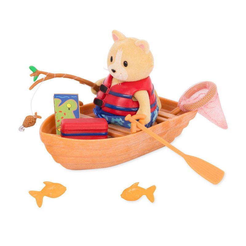 Li'l Woodzeez Miniature Playset with Animal Figurine 13pc - Boating Set?