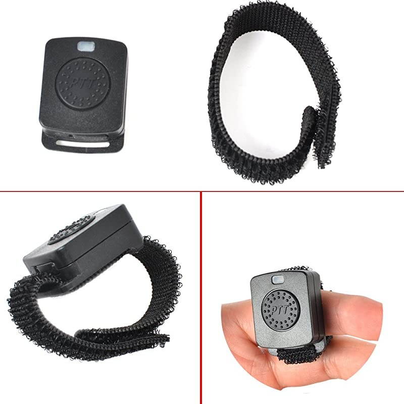 Walkie Talkies Bluetooth Wireless Mic 2 Pin Shoulder Speaker Mic for Baofeng UV-5R 5RA 5RB 5RC Kenwood TK-2400 Retevis RT21 RT22 RT27 Two-Way Radio