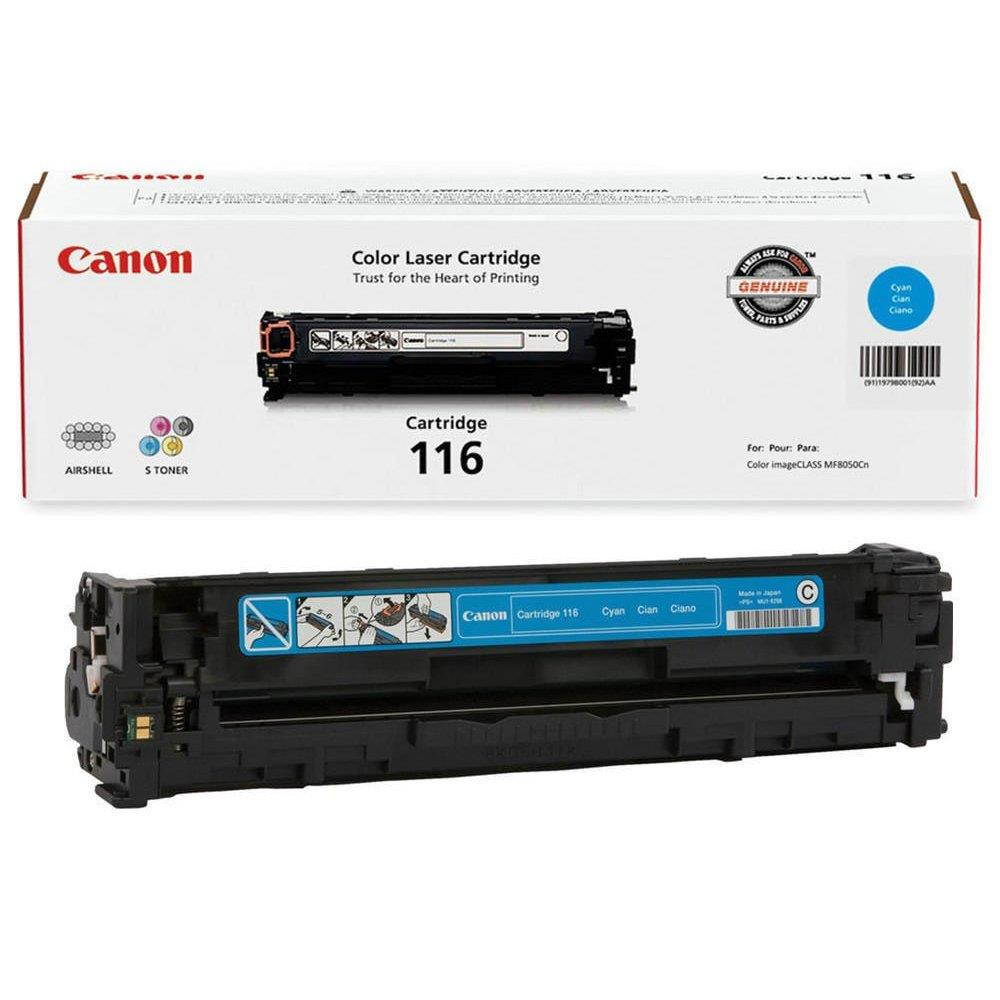 Canon (CRG-116C) imageCLASS MF8050Cn Cyan OEM Toner Standard Yield (1,500 Yield)