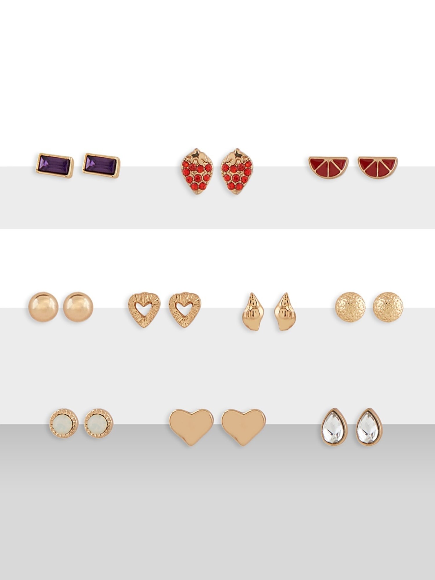 OOMPH Jewellery Yellow Enamel Floral Jhumki