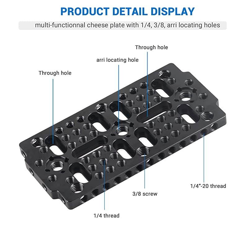 Multi-Purpose Switching Plate for Rail Block, Dovetail Camera Cheese Plate - 1681