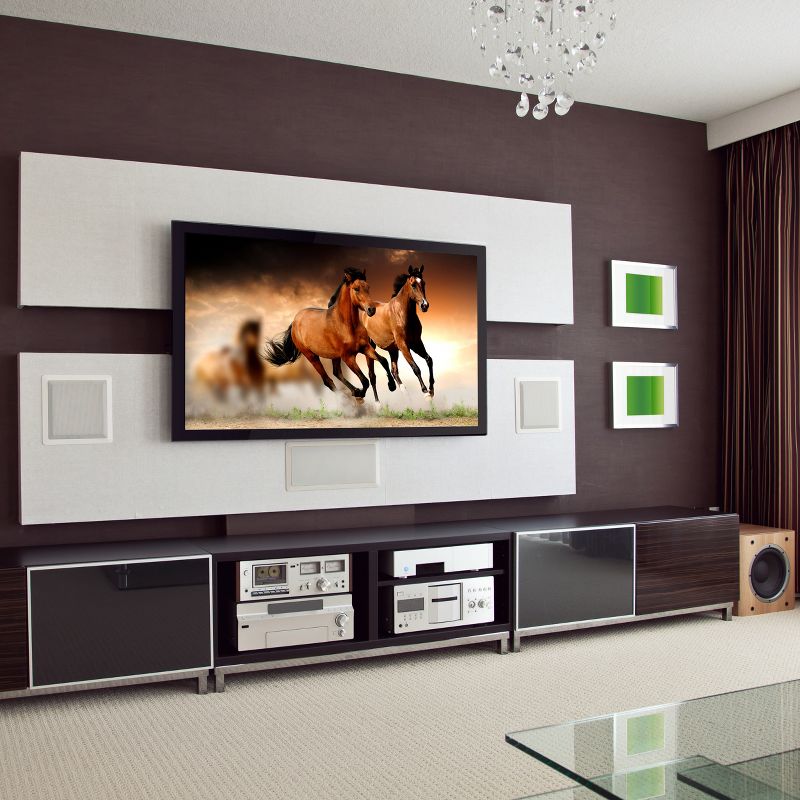 Megamouts Super Slim Fixed TV Monitor Wall Mount for 32 Inch to 70 inch Screens