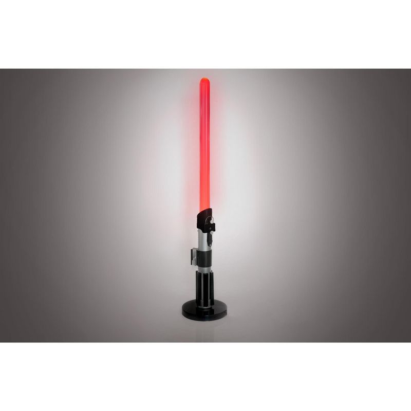 Robe Factory LLC Star Wars Darth Vader Lightsaber LED Lamp | 24-Inch Desk Lamp