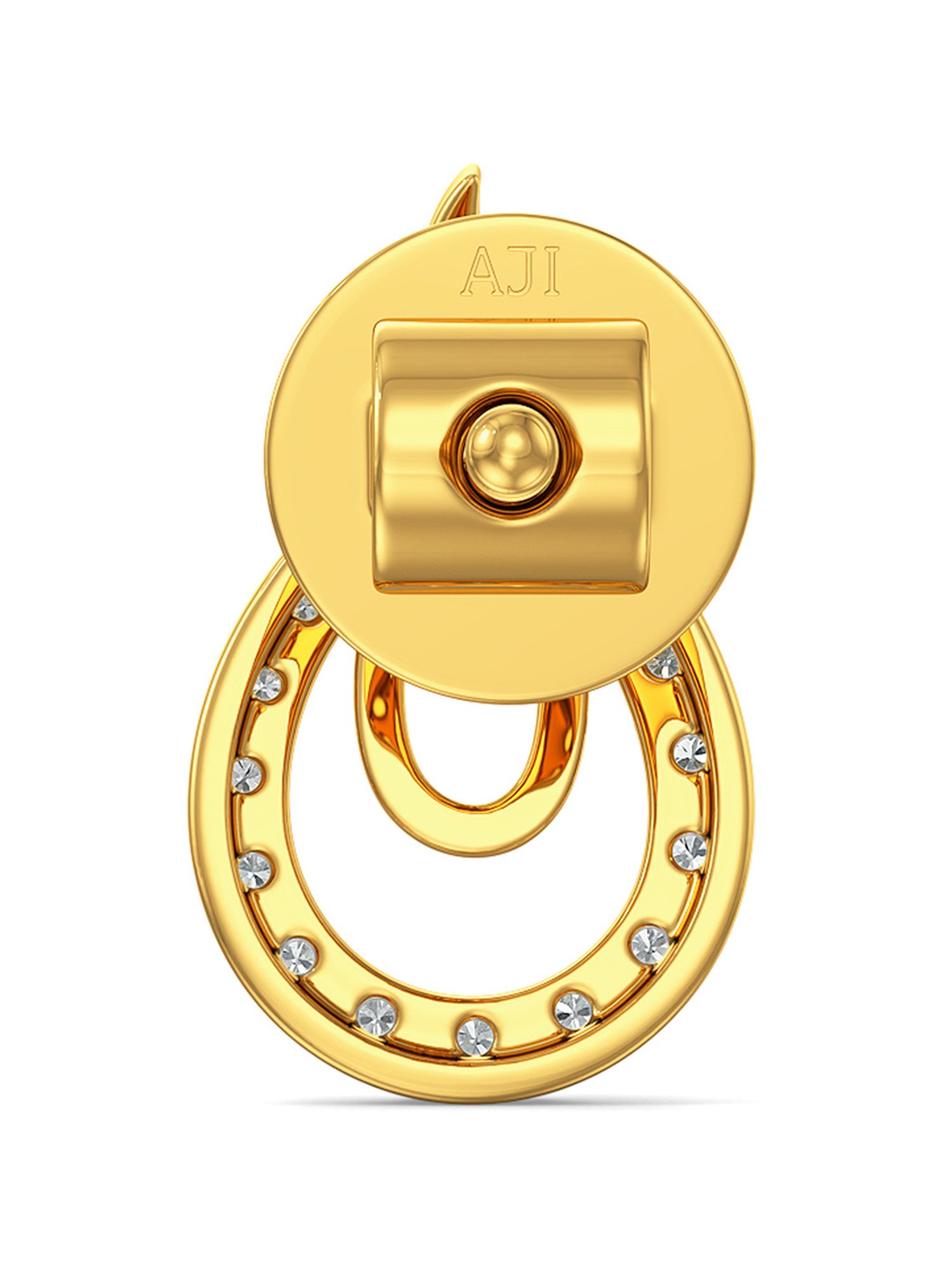 Joyalukkas 18k Gold & Diamond Stud Earrings for Women