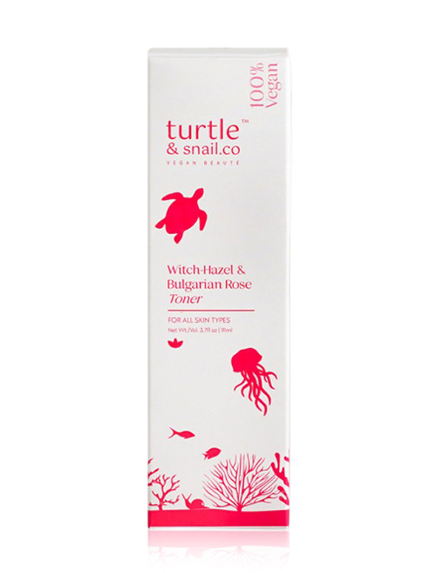 Turtle & Snail.Co Witch-Hazel & Bulgarian Rose Toner - 111 ml
