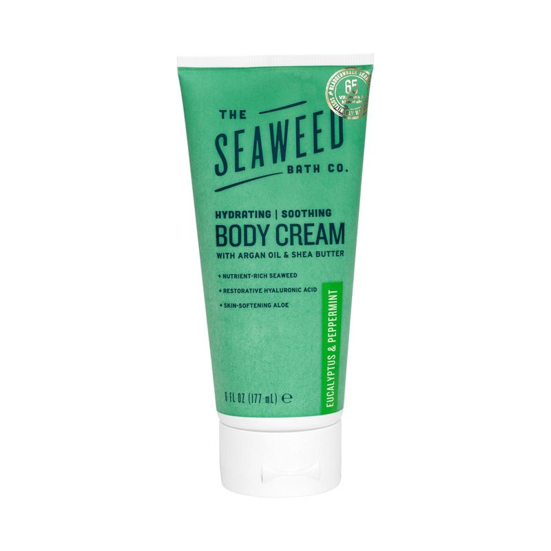 The Seaweed Bath Co. Hydrating Soothing Body Cream - Eucalyptus & Peppermint - 6 fl oz