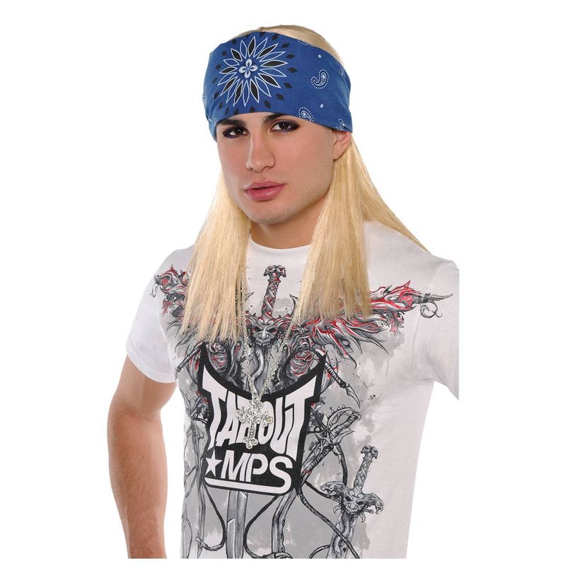 Love Of Rock Halloween Costume Wig Kit