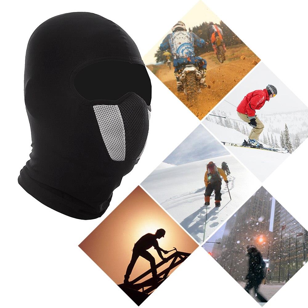 WOSAWE Windproof Dustproof Cycling Motorcycle Full Face Mask Balaclava Hood Helmet Liner for Outdoor Sports