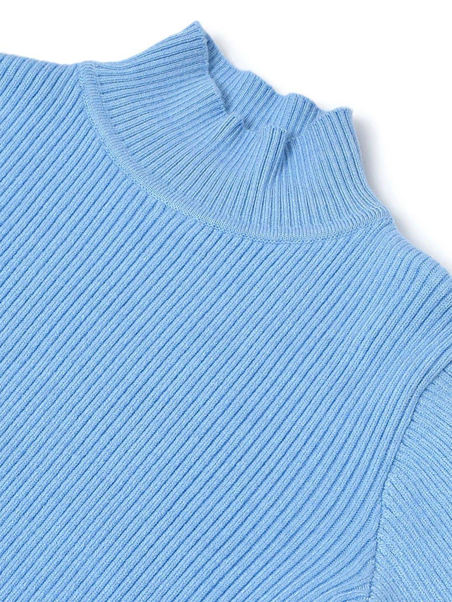 MiArcus Kids Blue Regular Fit Full Sleeves Sweatshirt