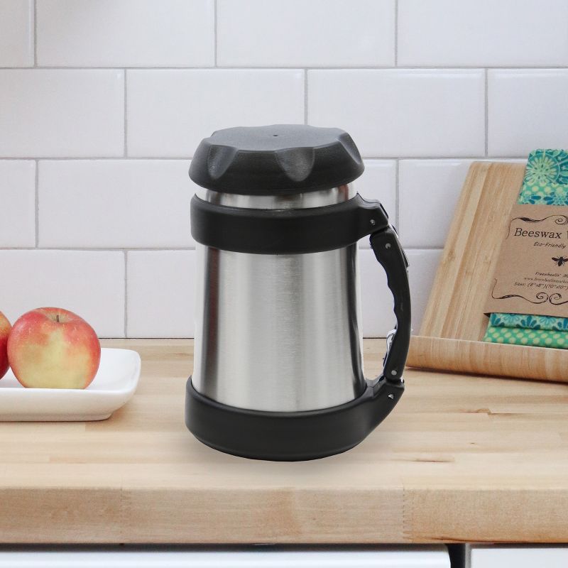 Brentwood 0.5 Liter Double Wall Stainless Steel Food Jar