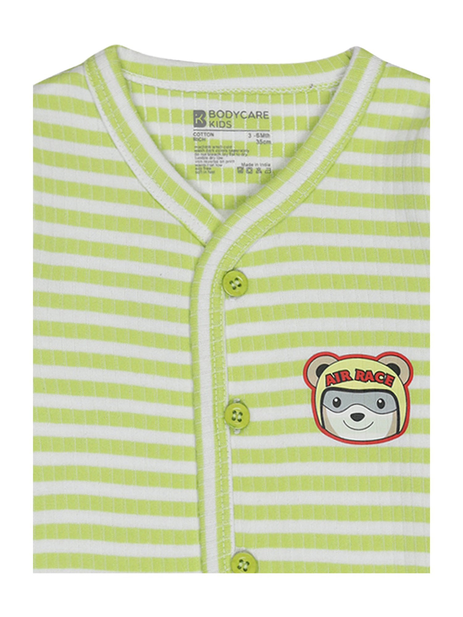 Bodycare Kids Assorted Striped Full Sleeves T-Shirt with Pants