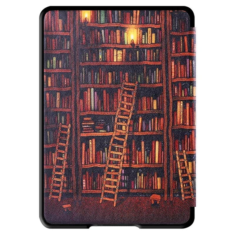 Painting Case for AllNew Kindle Paperwhite 10th Gen 2018 Release onlyWill Not fit Prior Gen Kindle Devices Library