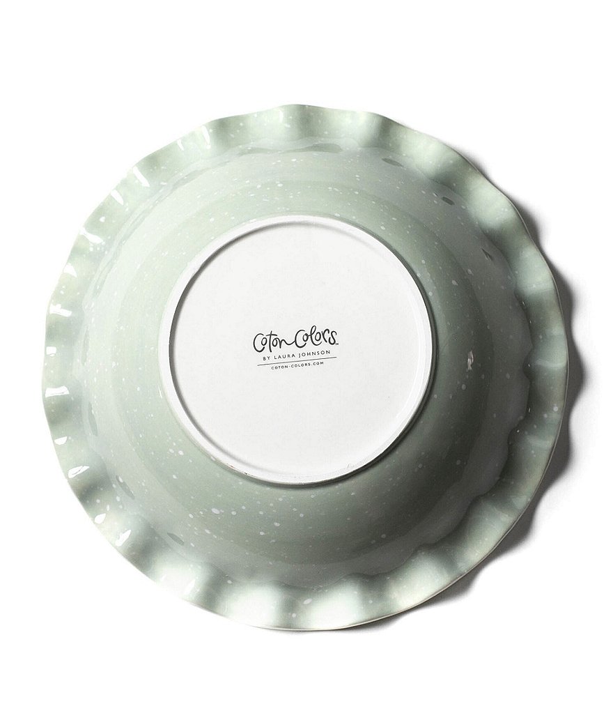 Coton Colors Speckled Rabbit 11#double; Ruffle Best Bowl