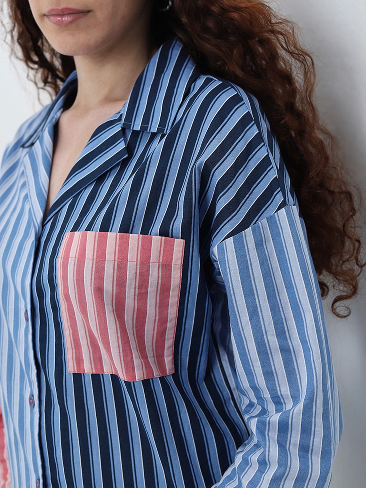 Annabelle by Pantaloons Black Polka Dots Shirt