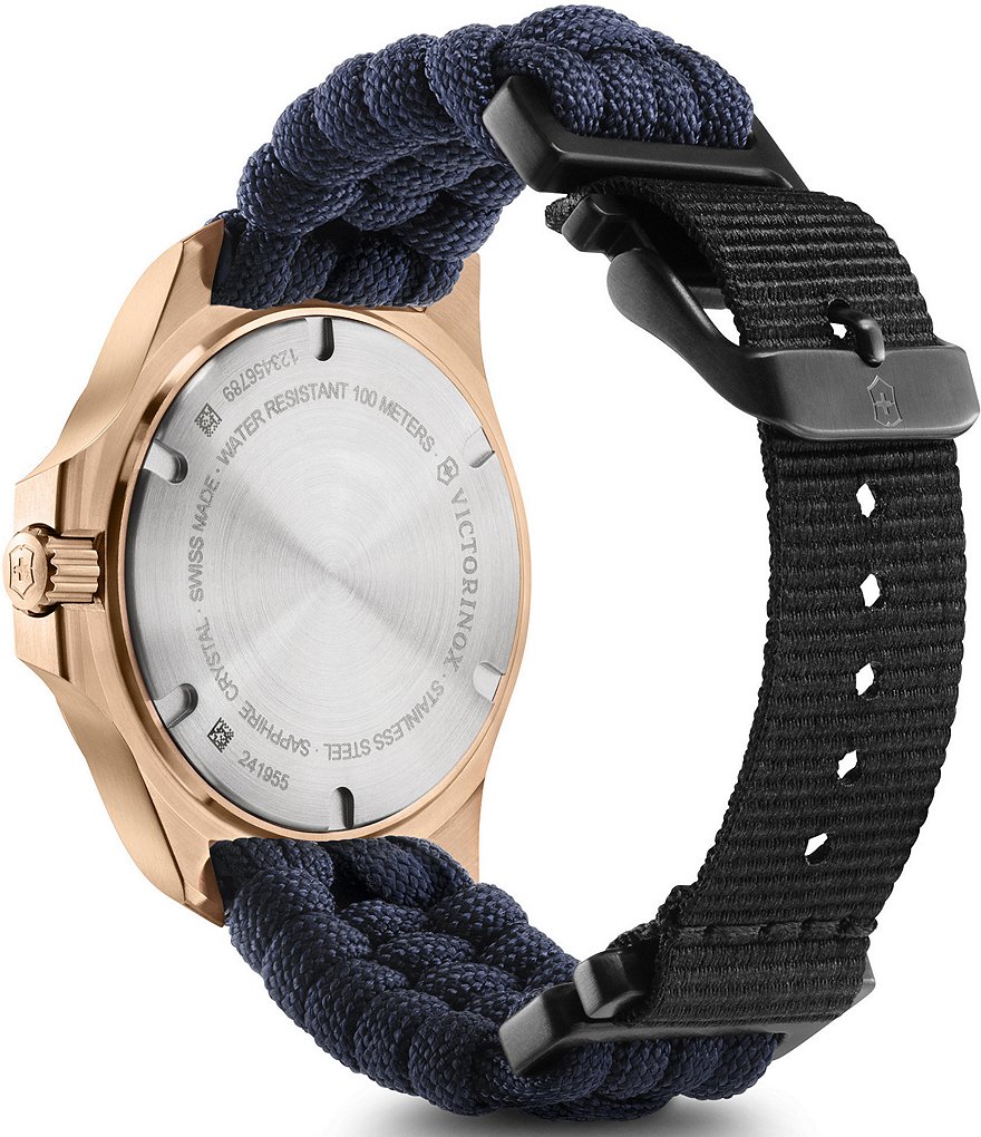 Victorinox Swiss Army I.N.O.X. V Women's Analog Fabric Bracelet Watch