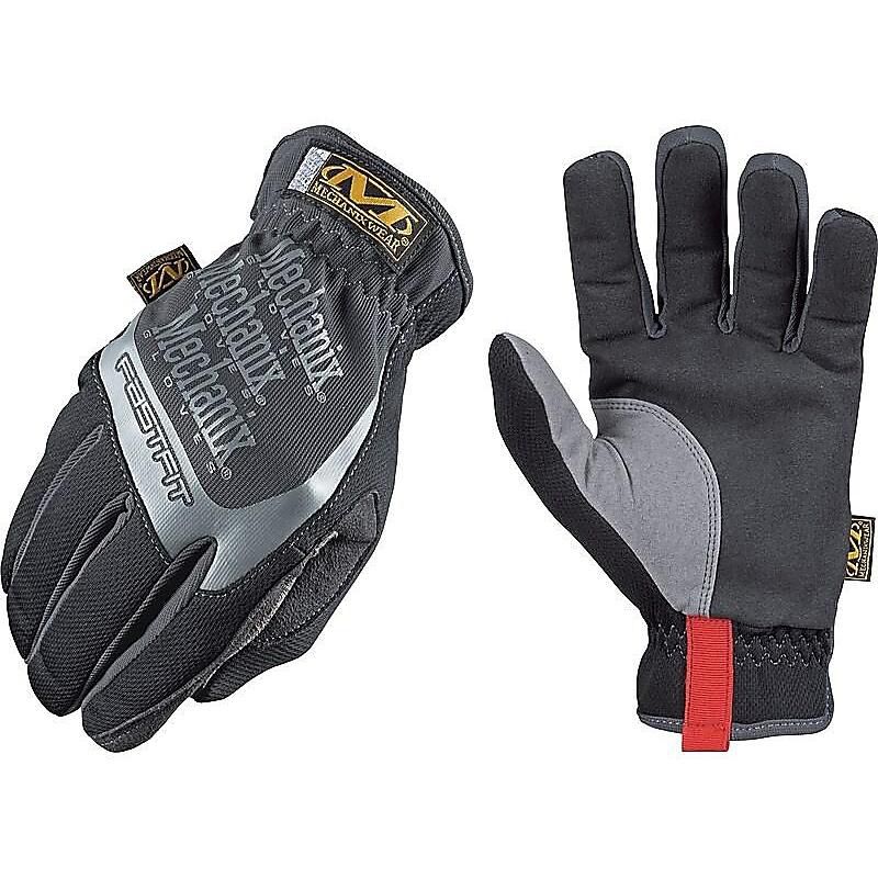 Mechanix Wear FastFit Leather Gloves, Black MFF-05-010