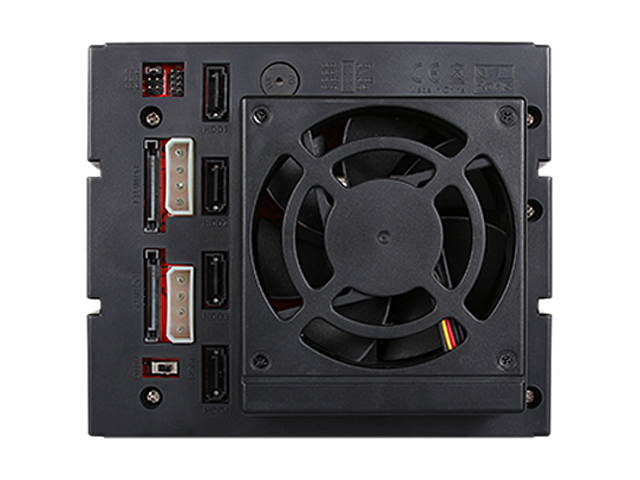 iStarUSA BPU-340SATA-KL 3x 5.25" to 4x 3.5" 2.5" SAS SATA 6 Gbps HDD SSD Hot-swap Rack with Key Lock