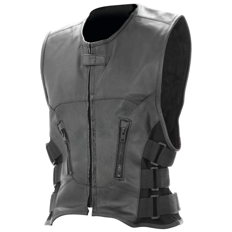 Rocky Mountain Hides Solid Genuine Buffalo Leather Vest