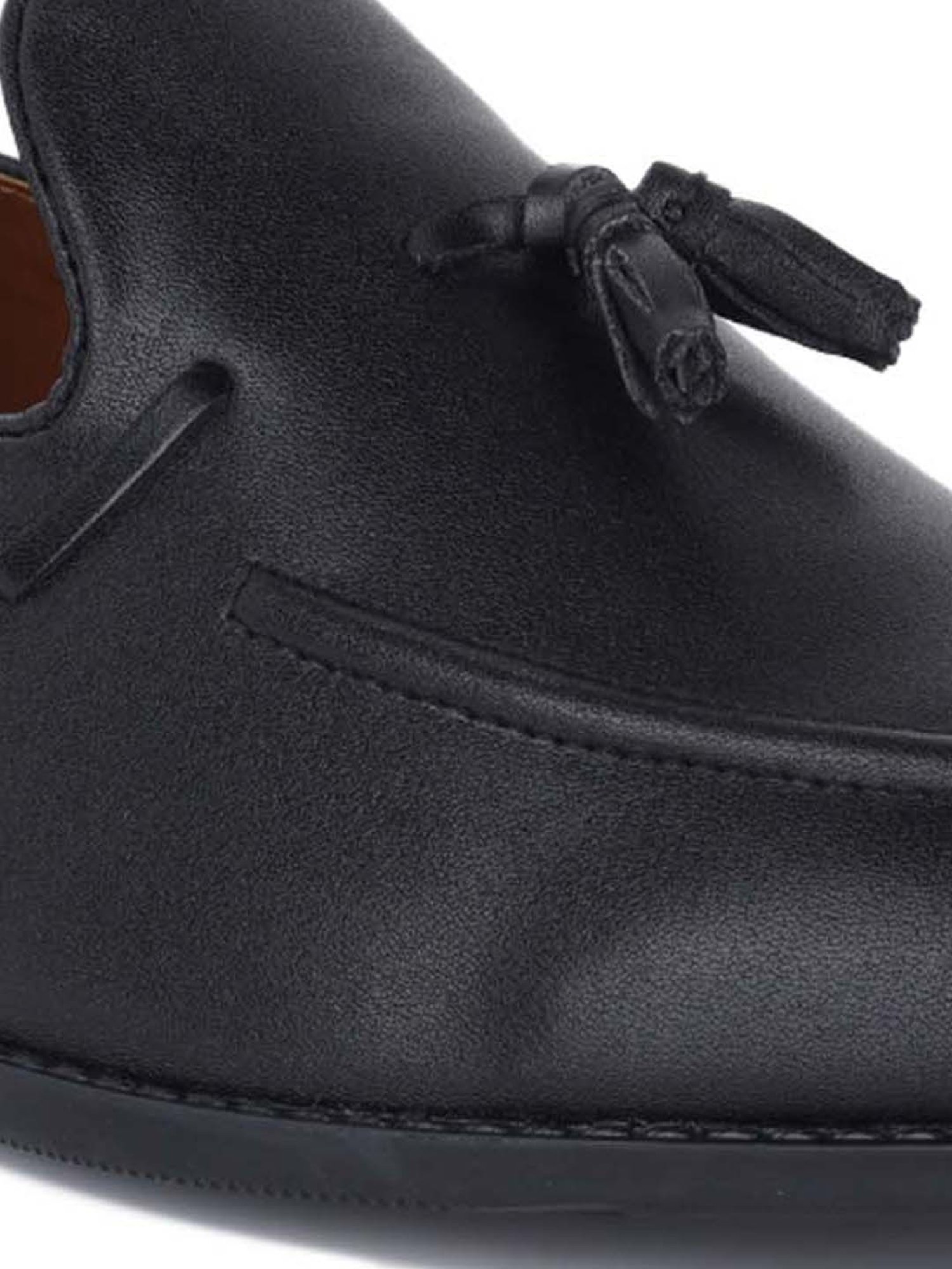 Louis Stitch Men's Black Formal Mocassins