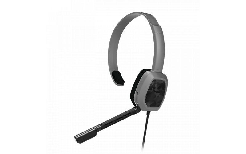 PDP LVL 1 Gaming Headset Xbox One Gray Camo - Xbox One Supported - Noise Canceling - Crystal clear sound - Comfortable Lightweight design