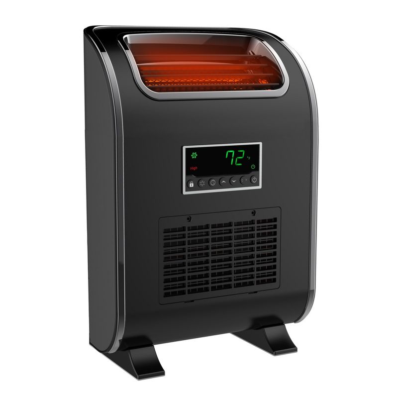 Lifesmart HT1153L Slimline Wall Huggable 1500 Watt Infrared Quartz Single Room Space Heater