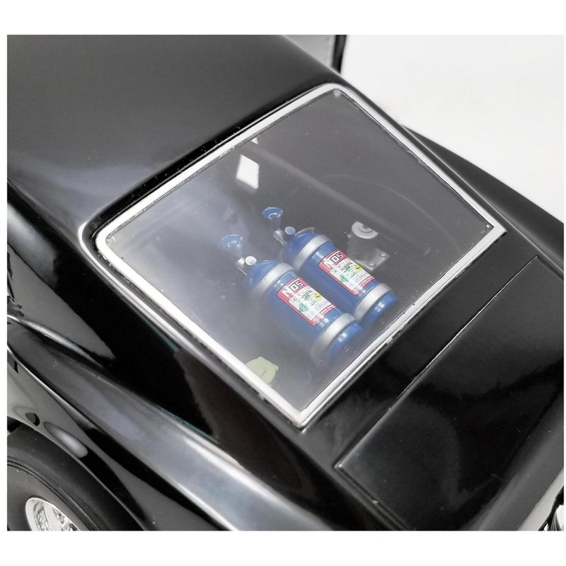 1969 Ford Mustang BOSS Gasser "Show Stopper" Triple Gloss Black Limited Edition to 396 pieces 1/18 Diecast Model Car by GMP