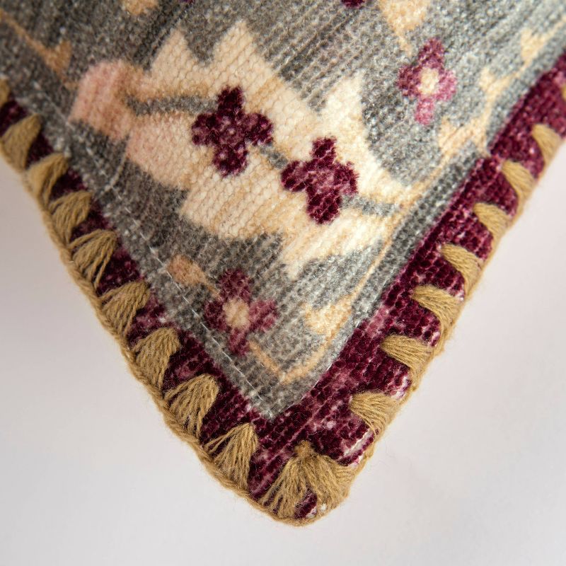 2pk Mina Victory Life Styles Solid Velvet Pillow Covers Brown - Nourison