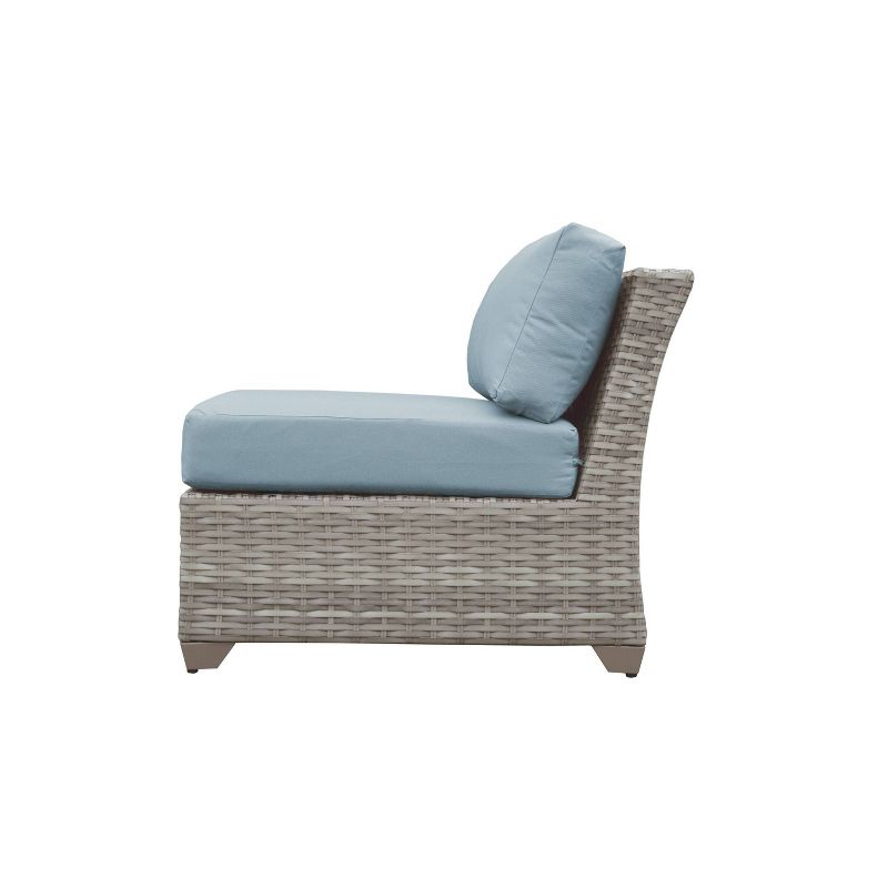 Fairmont 7pc Patio Sectional Seating Set with Cushions - Spa - TK Classics