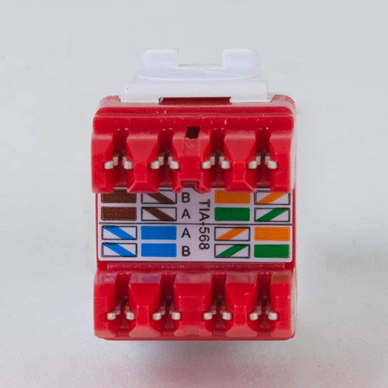 CAT6 RJ45 Keystone Jack for HD Style, Black, 400-Pack