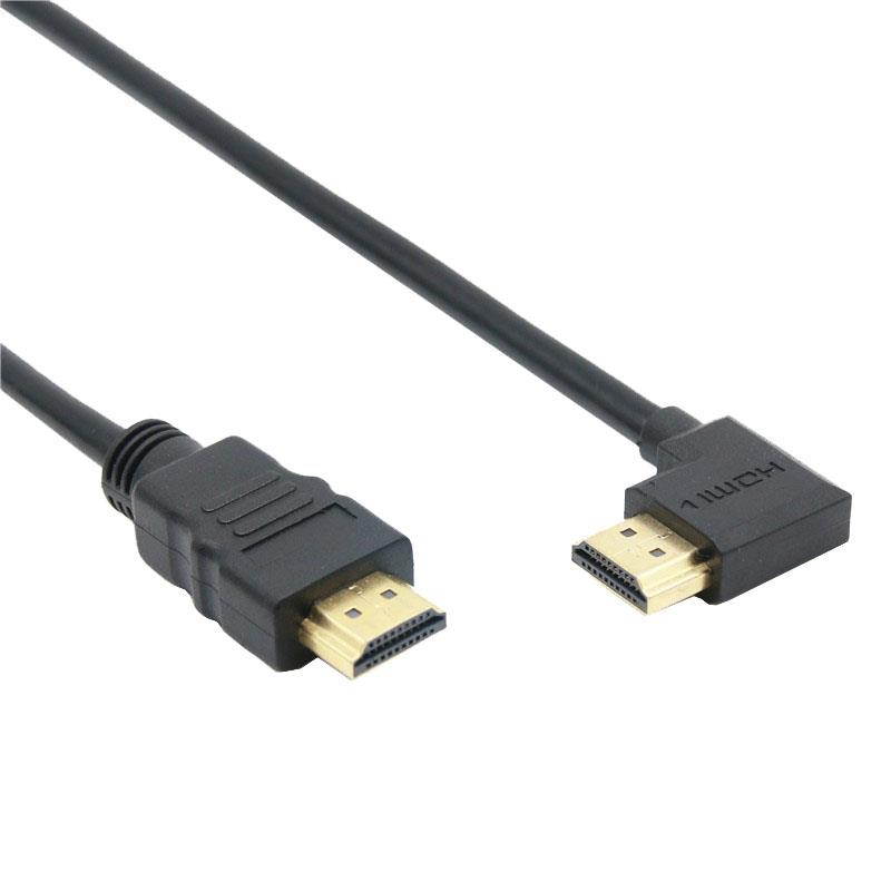 HDMI Male to Male Cable Cord Converter For XBOX HDTV DVD Video HDMI Down & Up & Left & Right Angled  90 degree HDMI cable
