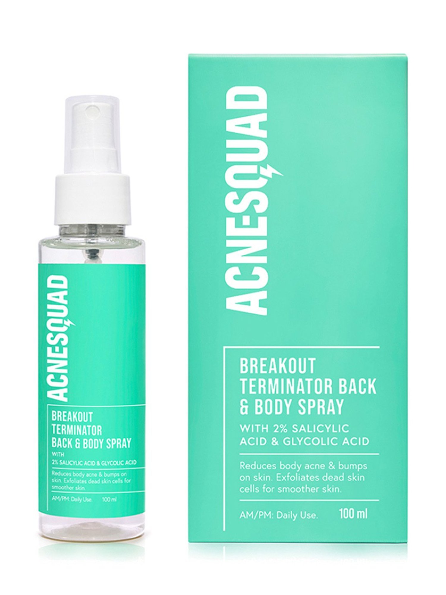 Acne Squad Breakout Terminator Back & Body Spray - 100 ml