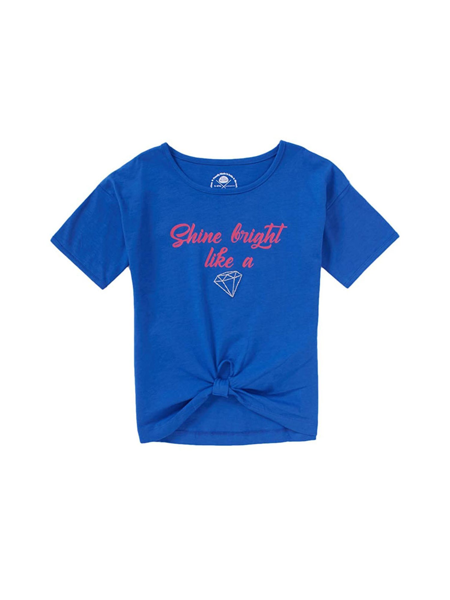 Cub McPaws Kids Blue Printed  Top