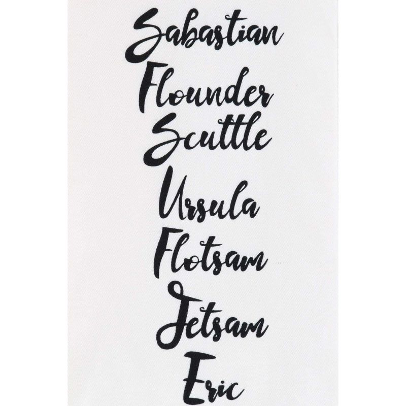 Seven20 Disney The Little Mermaid Princess Ariel Themed Kitchen Towel Set