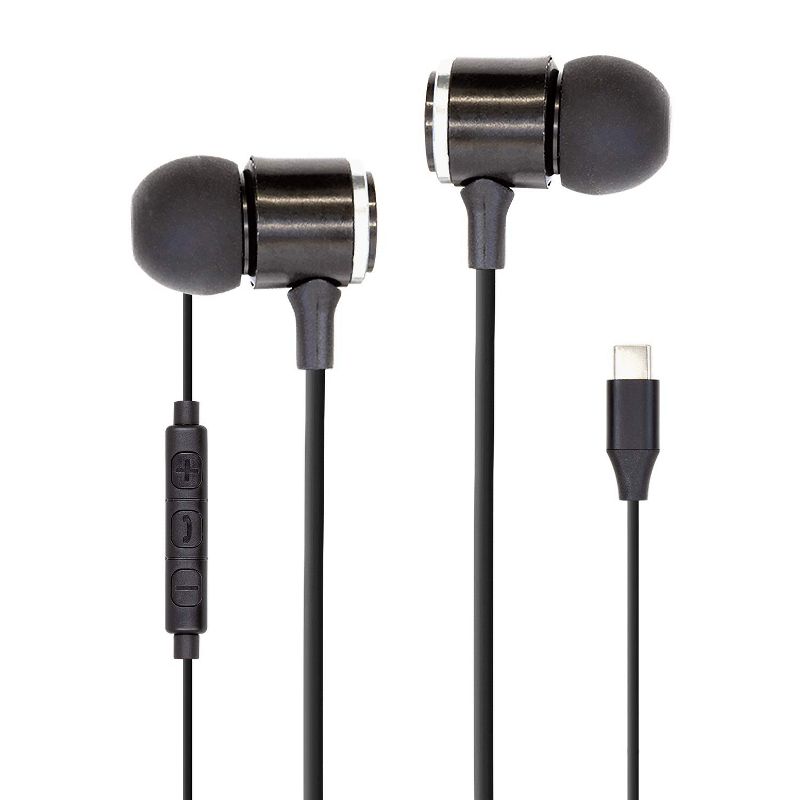 Helix - In Ear Wired Headphones For Type C Devices - Black