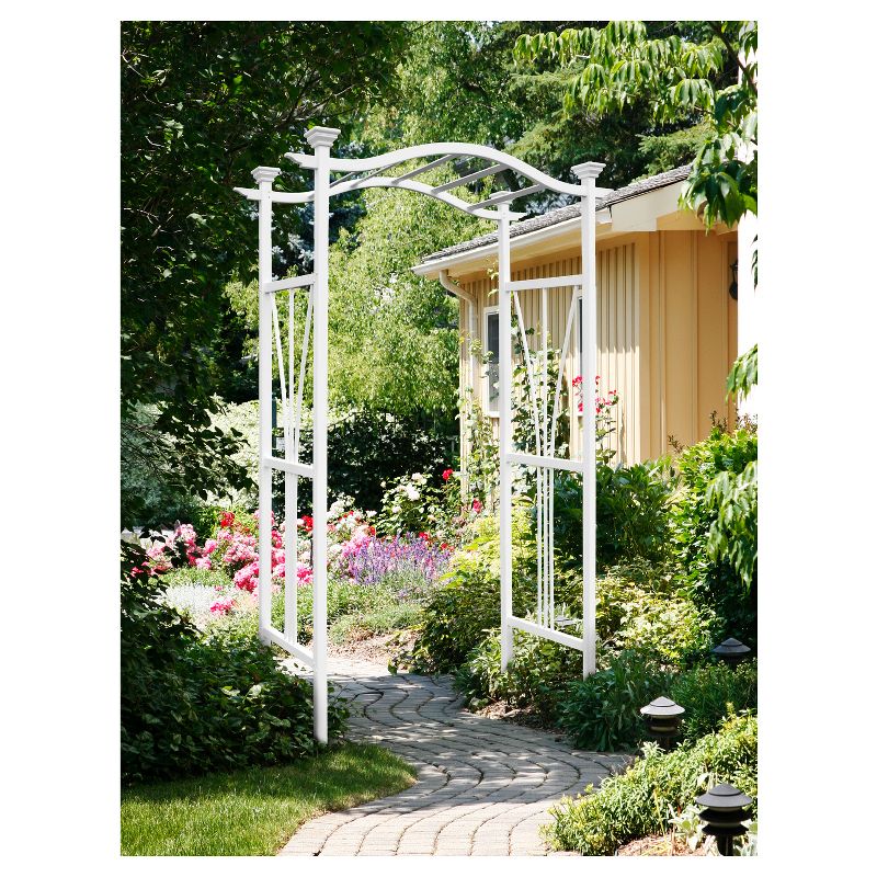 86.5" London Arbor - White - Vita