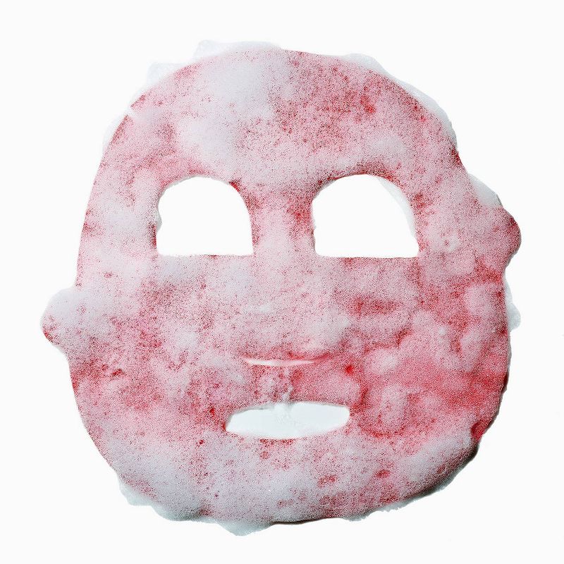 Yes To Grapefruit Vitamin C Glow Boosting Bubbling Paper Single Use Face Mask - 0.67 fl oz