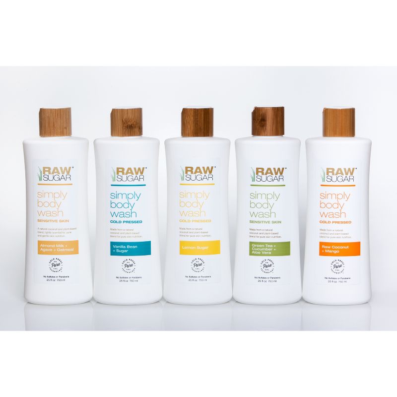 Raw Sugar Vanilla Bean and Sugar Simply Body Wash - 25 fl oz