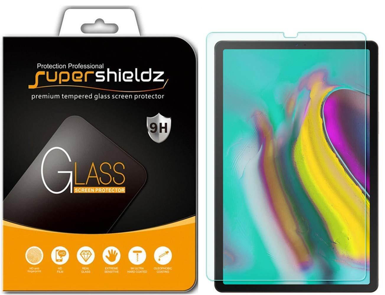 Supershieldz [2-Pack] for Samsung Galaxy Tab S5e (10.5 Inch) Screen Protector, [Tempered Glass] Anti-Scratch, Bubble Free, Lifetime Replacement